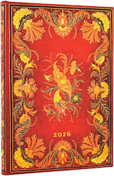Ημερολόγιο Εβδομαδιαίο Paperblanks 2026 Midi Fiammetta