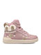 Kids Boots with Zipper Pink