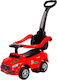 Car Ride On with Parental Handle for 12+ Months Red