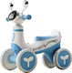 Baby Walker Animal Ride On for 12++ Months CAR-308-BLUE Blue