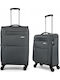 Forecast Forecast Fabric Gray Travel Suitcases Set of 2 Pieces with 4 Wheels