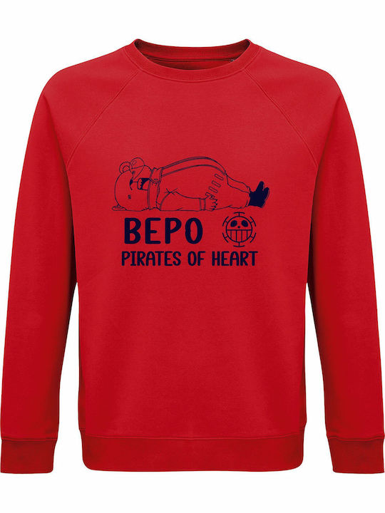 Unisex Organic Cotton Sweatshirt Bepo Pirates H...