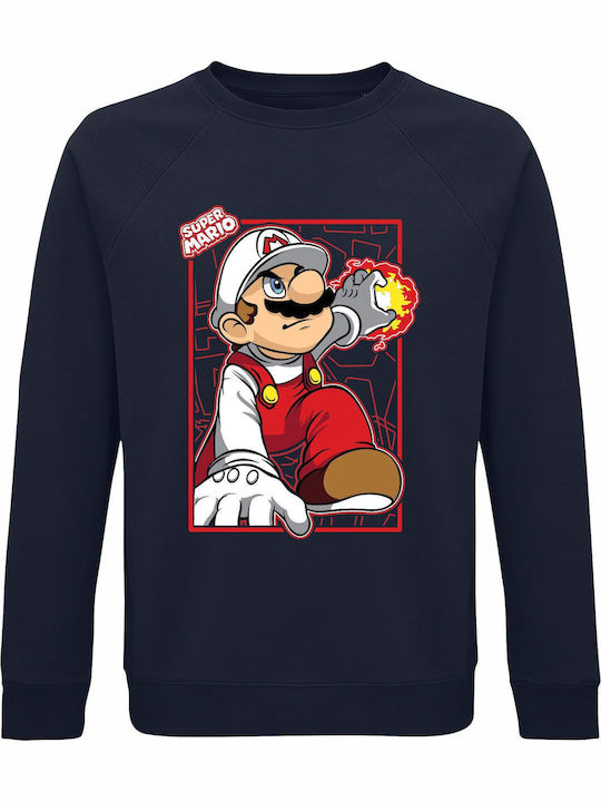 Unisex Bio-Baumwolle Sweatshirt Super Mario On ...