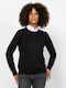 Women's Blouse Cotton Long Sleeve Black