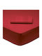 Das Home 1014 Σεντόνι King Size με Λάστιχο 180x235+35εκ. Bordo