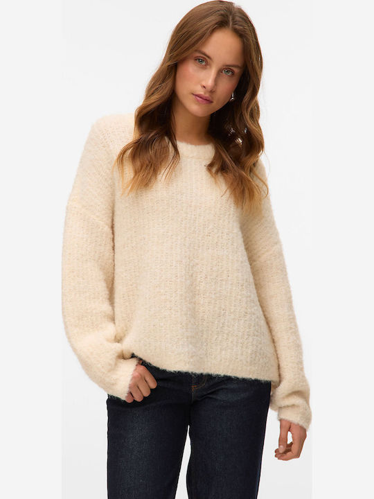 Vero Moda Carmen Damen Pullover Ecru