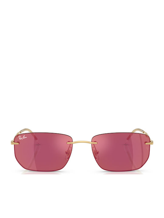 Ray Ban Unisex Sonnenbrille mit Gold Metall Ges...
