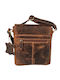 Leather Men's Bag Shoulder / Crossbody Tabac Brown