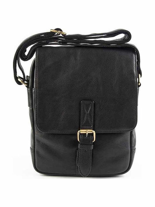 Leather Men's Bag Shoulder / Crossbody Black