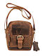 Leather Men's Bag Shoulder / Crossbody Tabac Brown