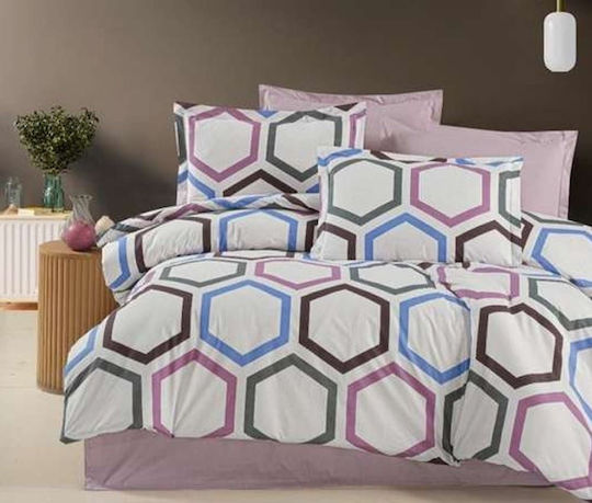 MayHome Elektrische Gitarren Tagesdecke Einzelbett Baumwolle Geometric 160x240cm 2Stück