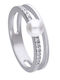 Diamonfire Femeie Inel cu Perle & Zirconiu din Argint