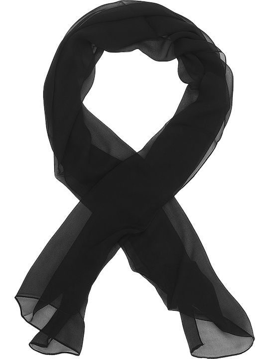 Gift-Me Women's Silk Scarf Black