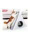 Animal Scratching Post Cat Trees Gray 50x25x50cm 25.08.15691