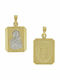 Senzio Belibasakis Virgin Mary Talisman Charm in 9K White Gold