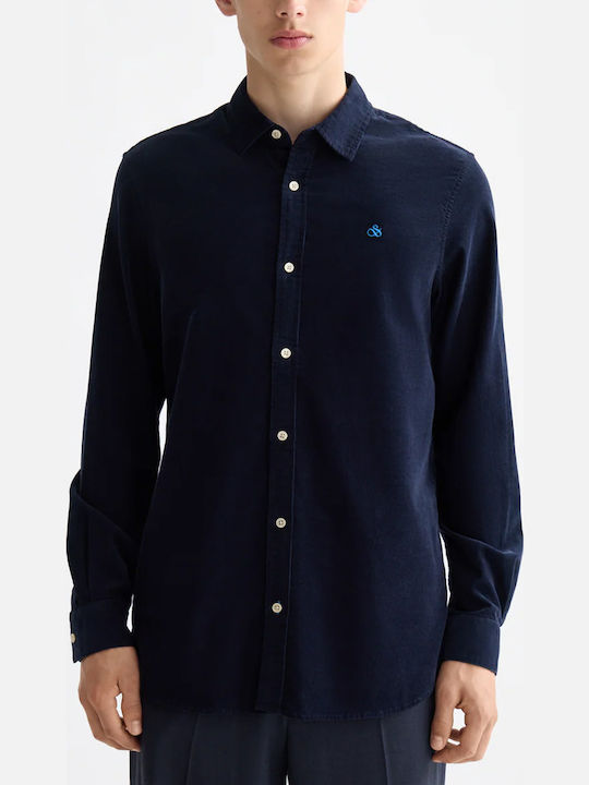 Scotch & Soda Corduroy Long-sleeved Corduroy Sh...