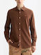 Corduroy Long-sleeved Corduroy Shirt Soft Silt
