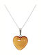 Nire Necklace with design Heart from Steel