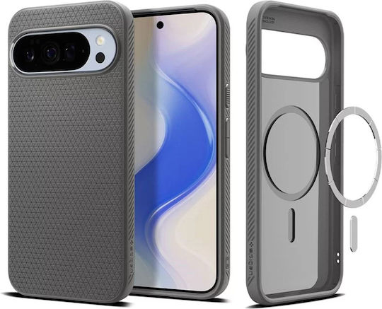 Spigen Liquid Air MagSafe Umschlag Rückseite Silikon Marble Grey (Google Pixel 10 Pro XL)