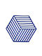 Zone Denmark Untersetzer Kunststoff Blau 16x14cm 1Stück