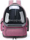 Animal Animal Waterproof Backpack for Dog and Cat Transport up to 7kg Pink M42xW34xH27cm