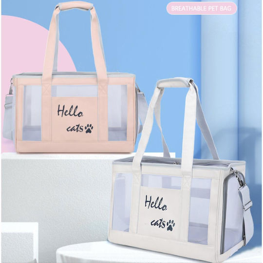 Animal Dog Carrying Bag For Dog Cat Up To 5kg Pink L44.5xW29xH19.5cm
