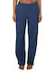 Damen Stoff Hose Indigo