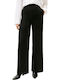 Women's Fabric Trousers Black