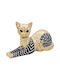 Keskor Decorative Cat Polyresin 25x10.5x15cm 1pcs