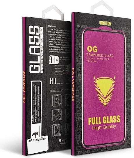 OG 0.27mm Full Glue Tempered Glass Μαύρο (Galaxy A17)