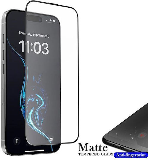 Orso Full Glue Matte Full Face Tempered Glass (iPhone 17 Pro Max / iPhone 16 Pro Max)