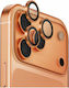 Uniq Optix Camera Protection Tempered Glass Orange for the Iphone 17 Pro, Iphone 17 Pro Max