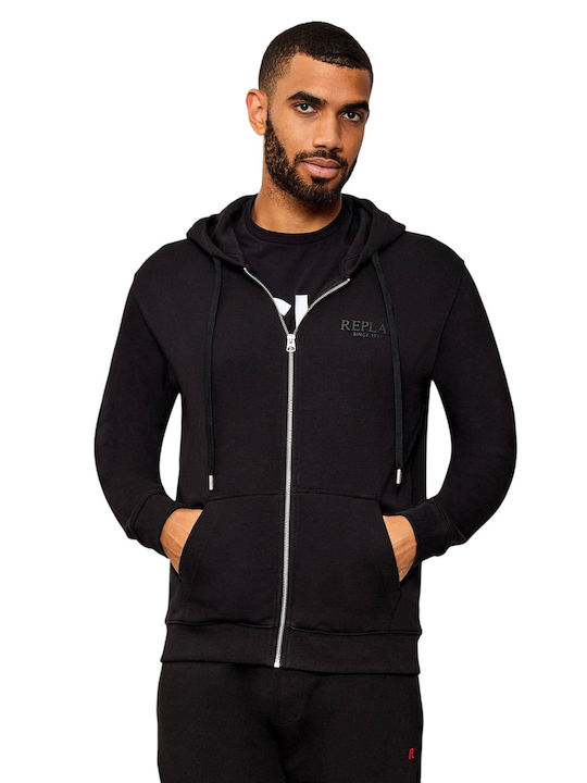 Sweatshirt with Hood Black