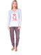 Comfort Winter Women's Pyjama Set Gray
