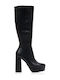 Damenstiefel mit hohem Absatz Schwarz