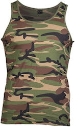 Mil-tec Tank-top Φανελάκι Παραλλαγής Τακτική Καθημερινή Χρήση 51-woodland Camo