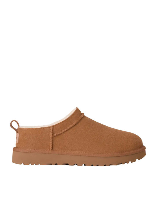 UGG Classic Micro Closed-Toe Leather Women's Sl...