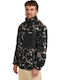 Men's Fleece Cardigan Black/beige Quarry