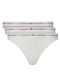 Femei Slip 3Pack Albe