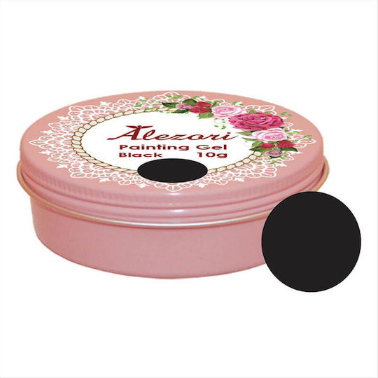 Alezori Halb-permanenter Nagellack Extra Black 15ml 15ml 1Stück