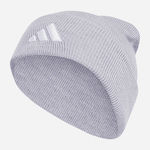 adidas New Logo Beanie Beanie Knitted in Gray c...