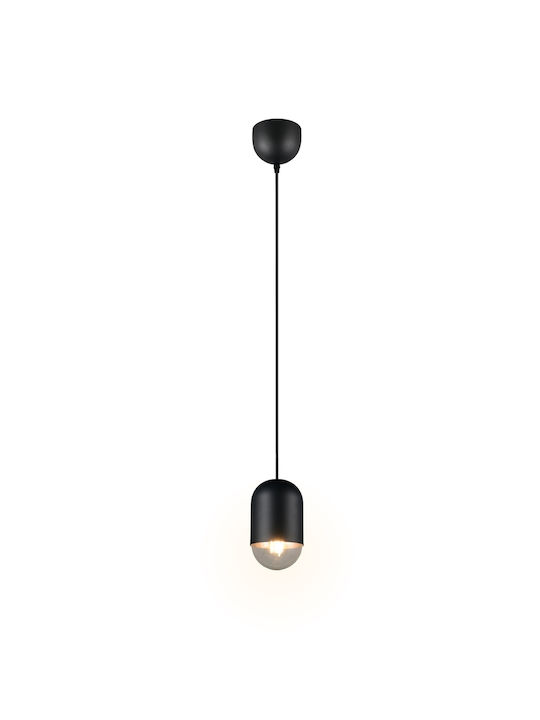 Trio Lighting Κρεμαστό Φωτιστικό Μαύρο