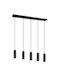 Trio Lighting Soka Lustră Negru