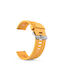 Silicone Strap Stripes Realme Watch S Yellow