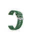 Silicone Strap Stripes Realme Watch S Dark Green