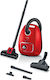 Bosch BGB41PET1 Vacuum Cleaner 700W Bagged 4lt Red