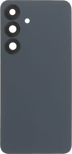 Battery Cover Battery Door + Battery Door Adhesive + Back Camera Lens Bezel Blueblack for Galaxy S25