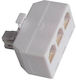 Telephone Adapter Male 3 Female 6p4c