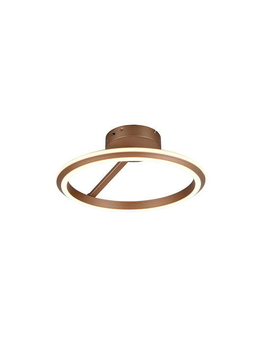 Trio Lighting Amador Ceiling Mount Light Brown