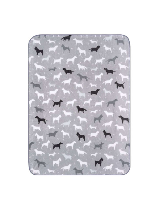 Kentia Pătură Catifea Dogo Gri 160x220cm